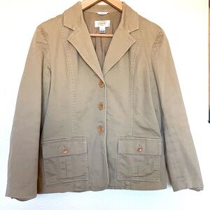 Talbots Petite Cotton Blazer